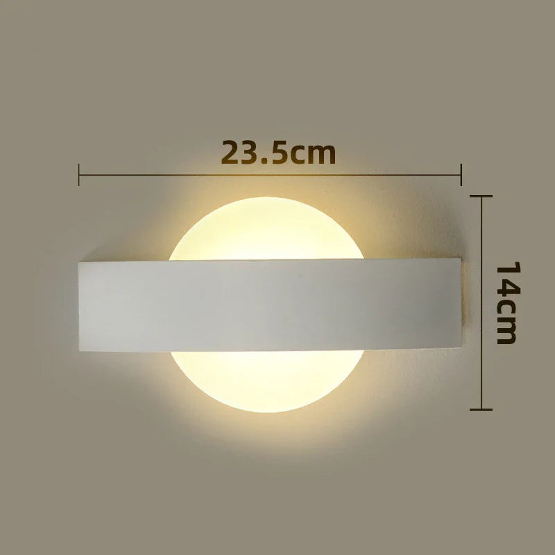 Minimalist Acrylic Wall-Mounted Ambient Light Fixture