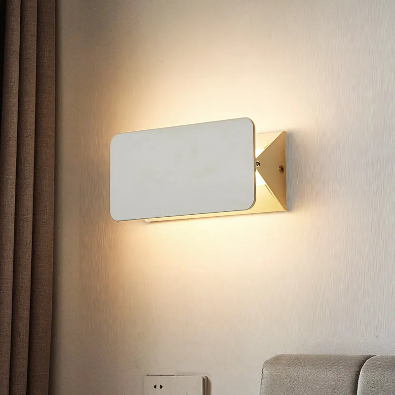 Minimalist Aluminum Swing Arm LED Wall Sconce with Modern Design