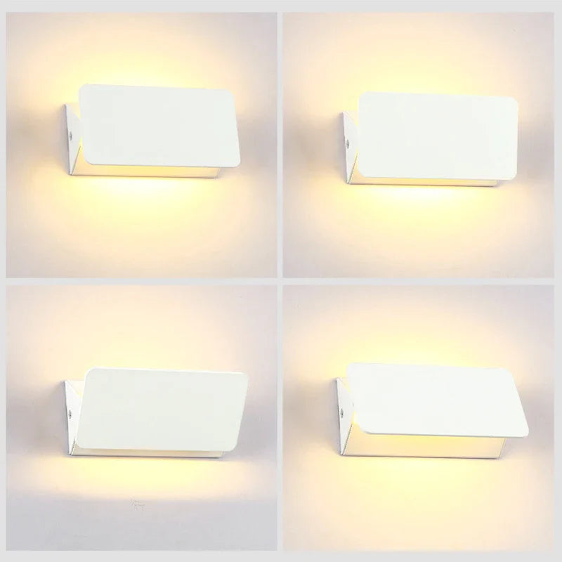 Minimalist Aluminum Swing Arm LED Wall Sconce with Modern Design