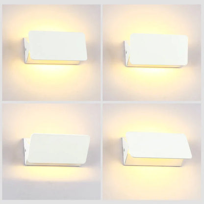 Minimalist Aluminum Swing Arm LED Wall Sconce with Modern Design