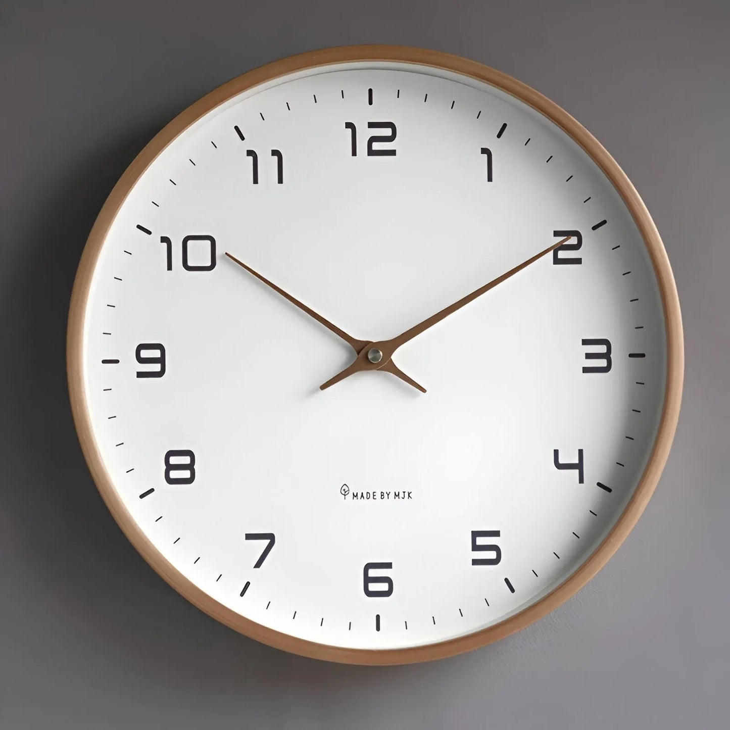 Minimalist Wooden Frame Nordic Wall Clock