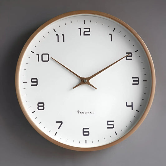 Minimalist Wooden Frame Nordic Wall Clock