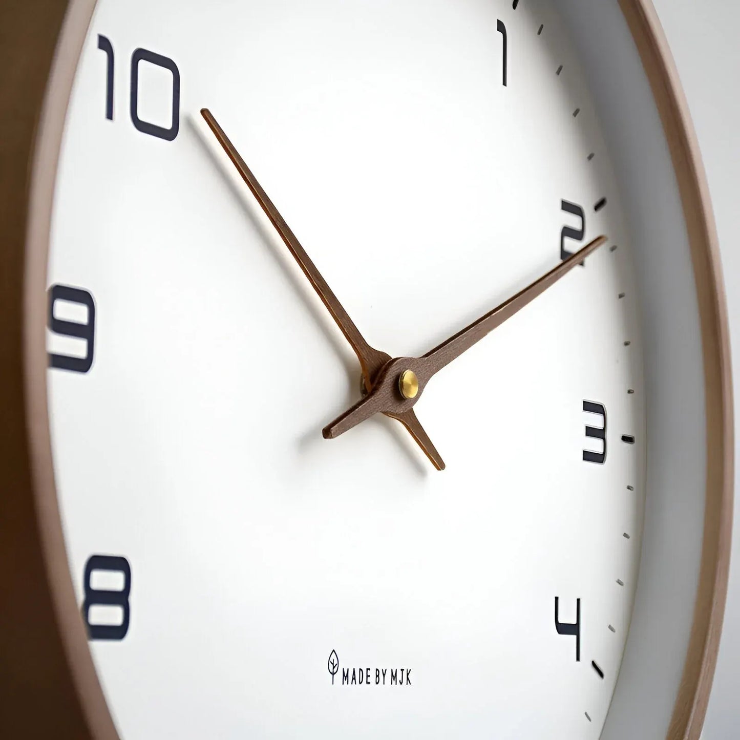 Minimalist Wooden Frame Nordic Wall Clock