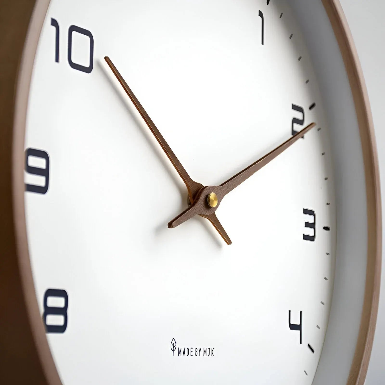 Minimalist Wooden Frame Nordic Wall Clock