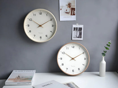 Minimalist Wooden Frame Nordic Wall Clock