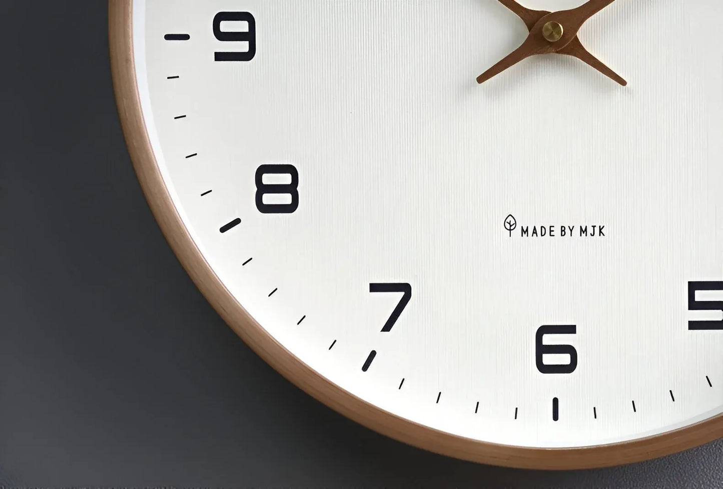 Minimalist Wooden Frame Nordic Wall Clock