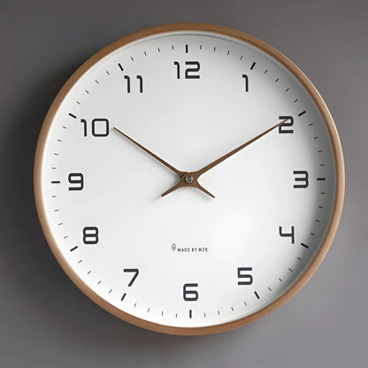 Minimalist Wooden Frame Nordic Wall Clock