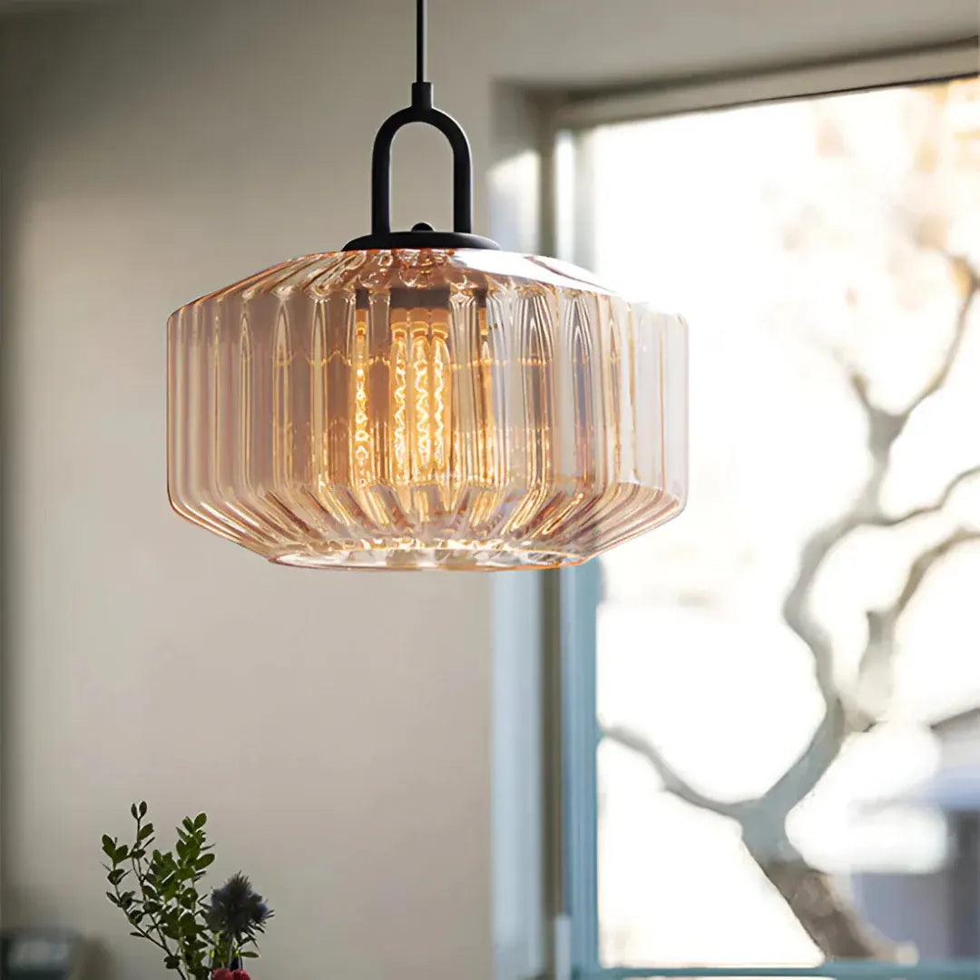 Mireta Retro Colored Glass Pendant Light Fixture