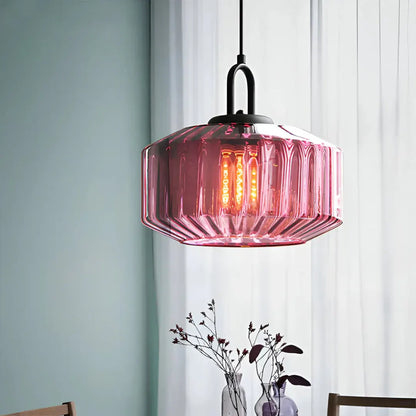 Mireta Retro Colored Glass Pendant Light Fixture