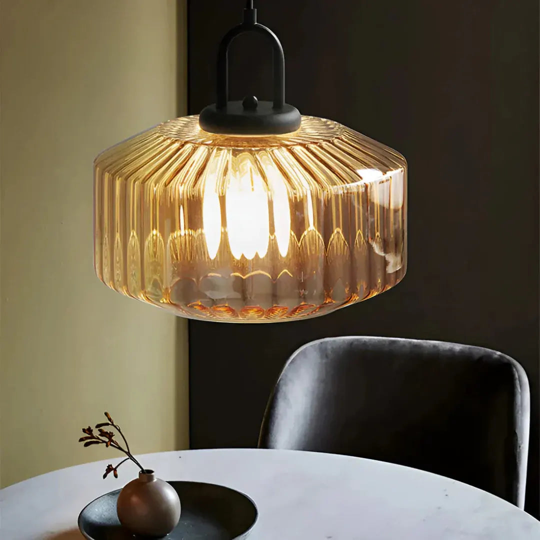 Mireta Retro Colored Glass Pendant Light Fixture