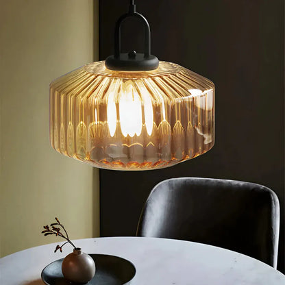 Mireta Retro Colored Glass Pendant Light Fixture