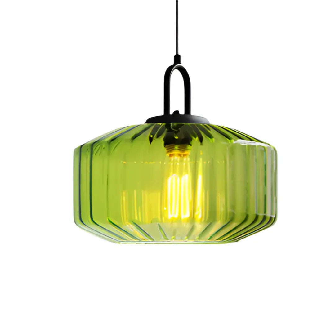 Mireta Retro Colored Glass Pendant Light Fixture