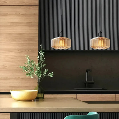 Mireta Retro Colored Glass Pendant Light Fixture