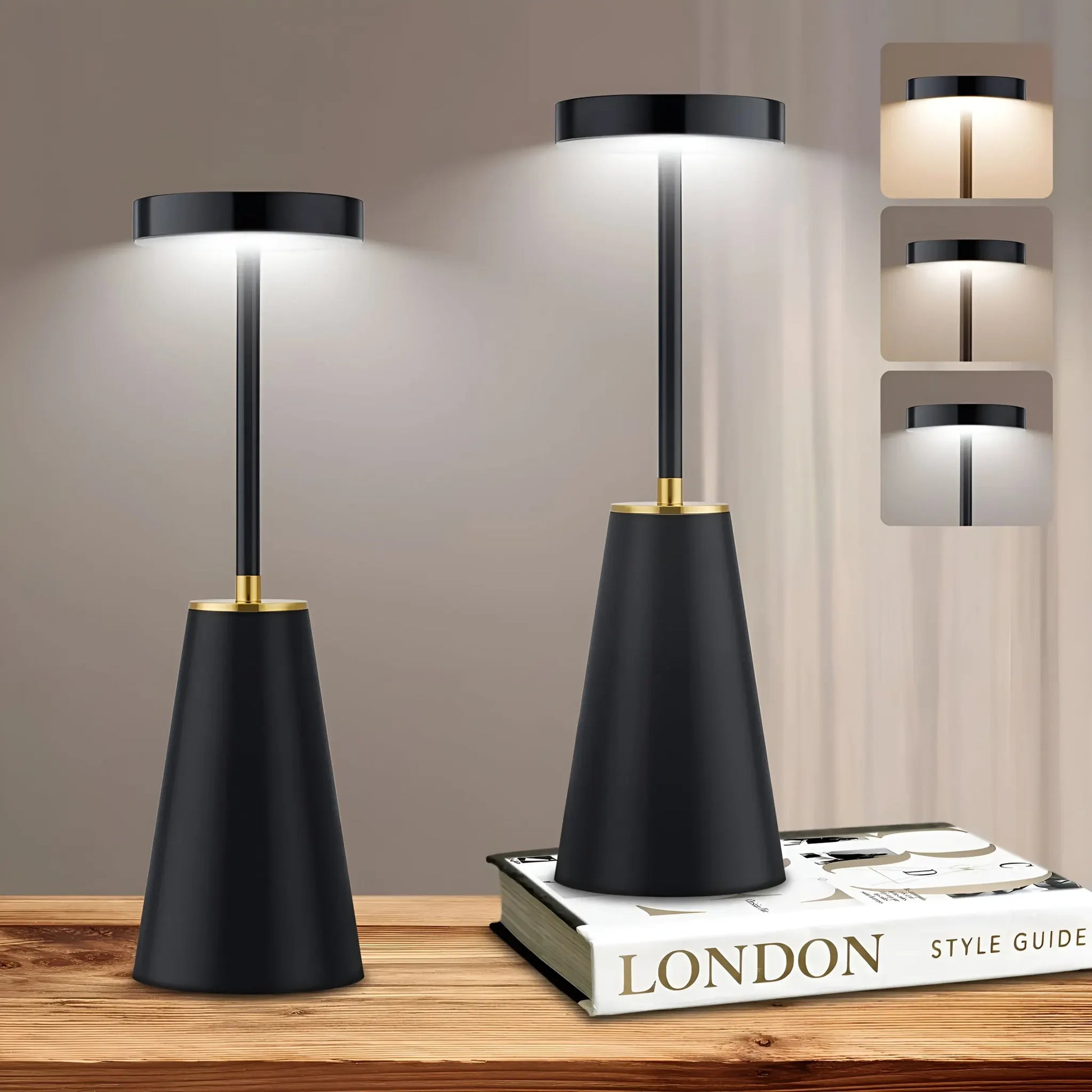 Modern Cordless Rechargeable Table Lamp