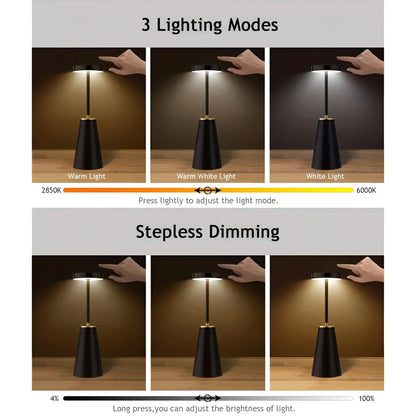 Modern Cordless Rechargeable Table Lamp