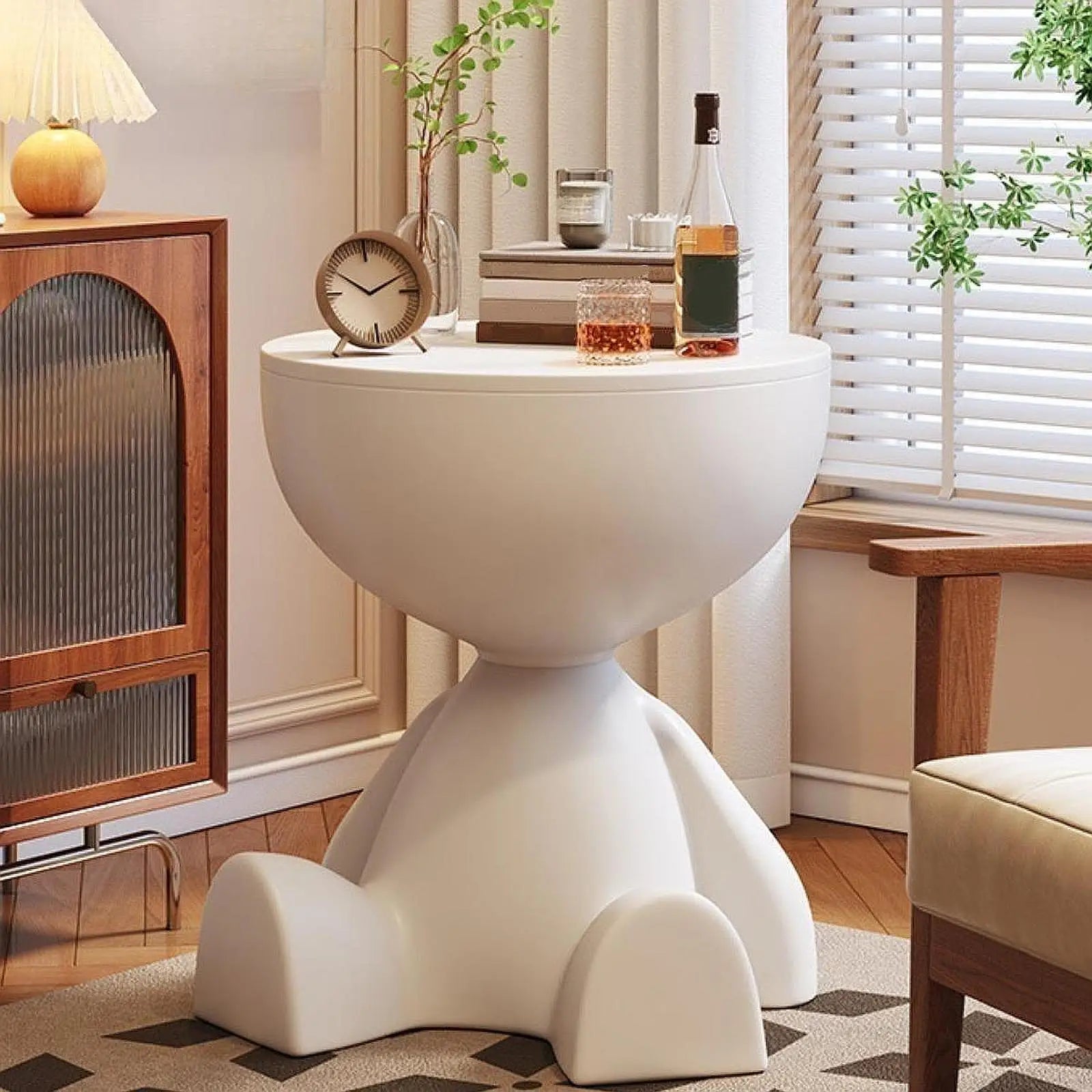 Modern Creative Cartoon Bear Coffee & Side Table