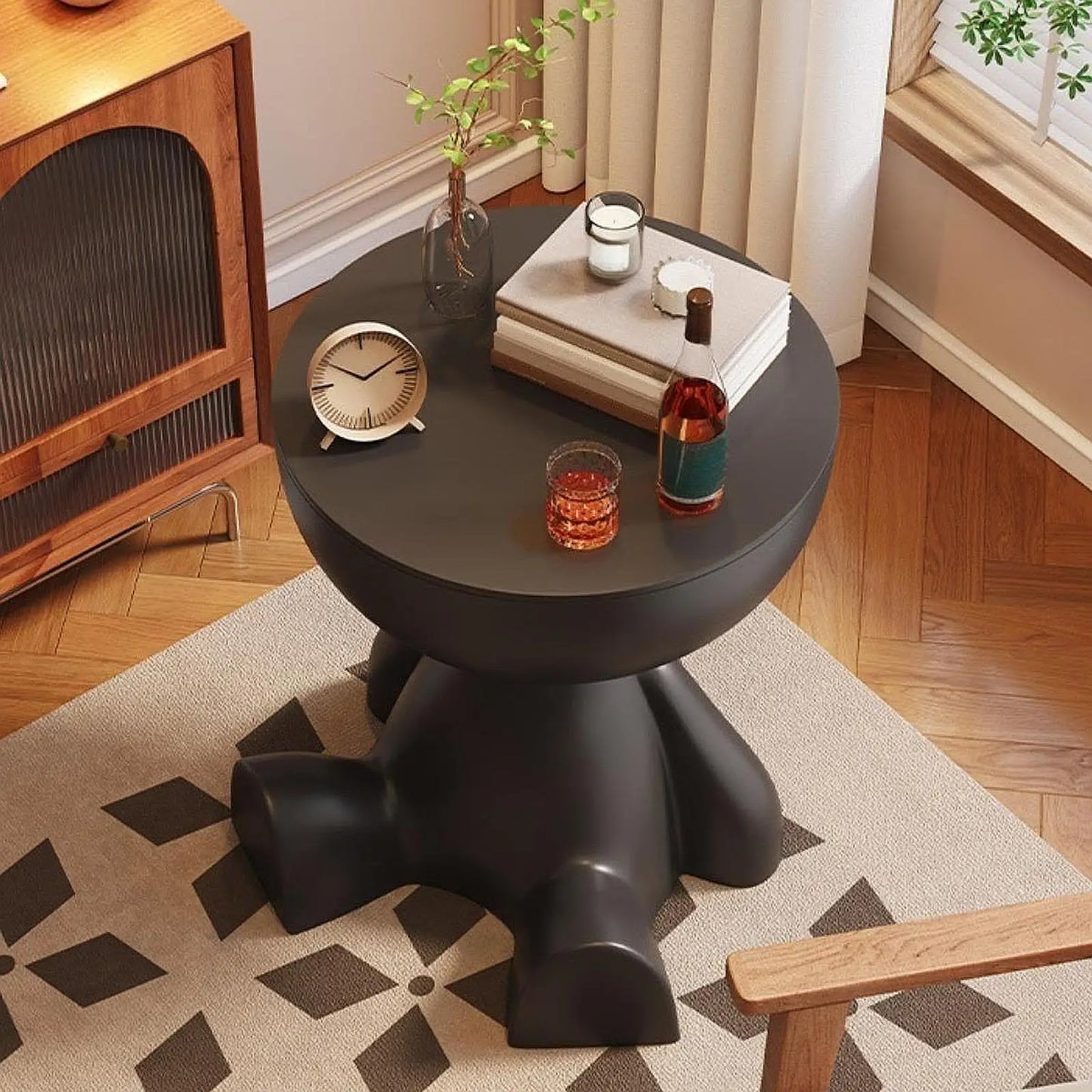 Modern Creative Cartoon Bear Coffee & Side Table
