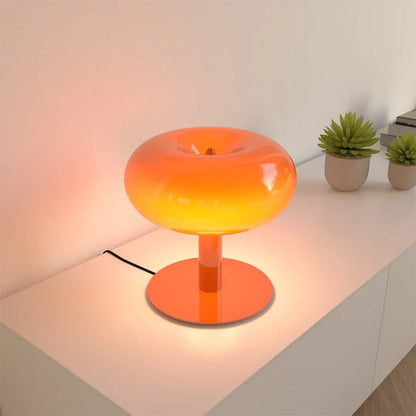 Modern Crystal Glass Base LED Touch Dimmable Table Lamp