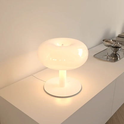 Modern Crystal Glass Base LED Touch Dimmable Table Lamp