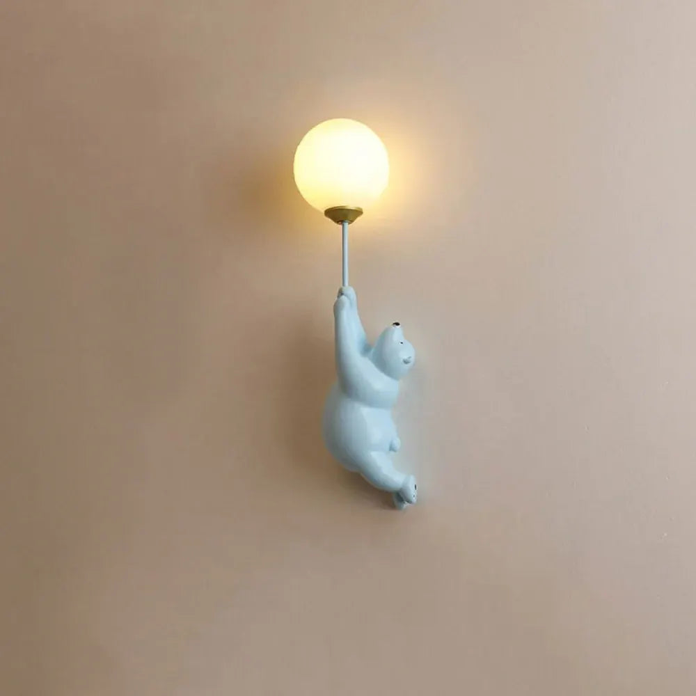 Modern Cute Bear Design Wall Sconce Home Accent Lighting