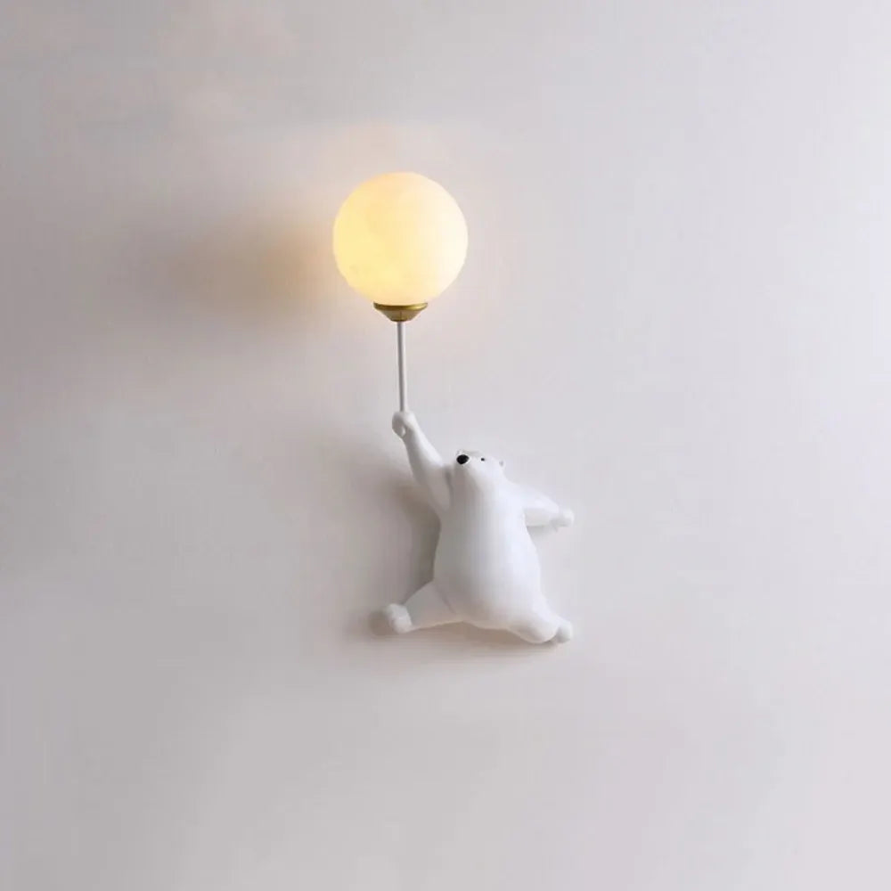 Modern Cute Bear Design Wall Sconce Home Accent Lighting