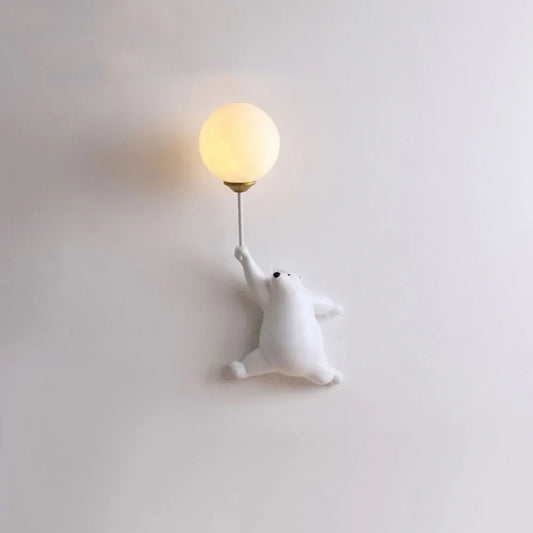 Modern Cute Bear Design Wall Sconce Home Accent Lighting