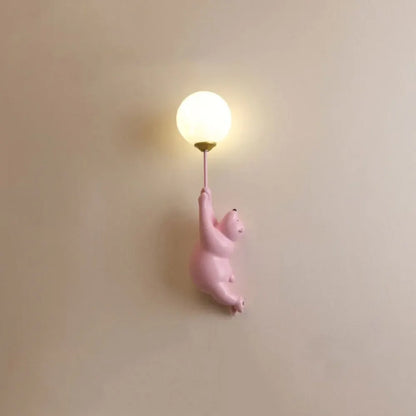 Modern Cute Bear Design Wall Sconce Home Accent Lighting