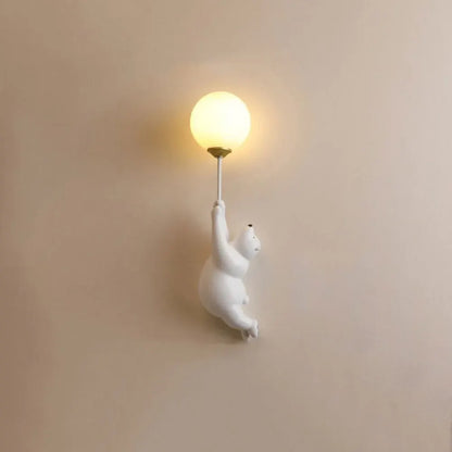 Modern Cute Bear Design Wall Sconce Home Accent Lighting