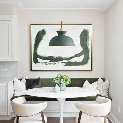 Modern Dome Pendant Light | Scandinavian Metal Hanging Ceiling Lamp