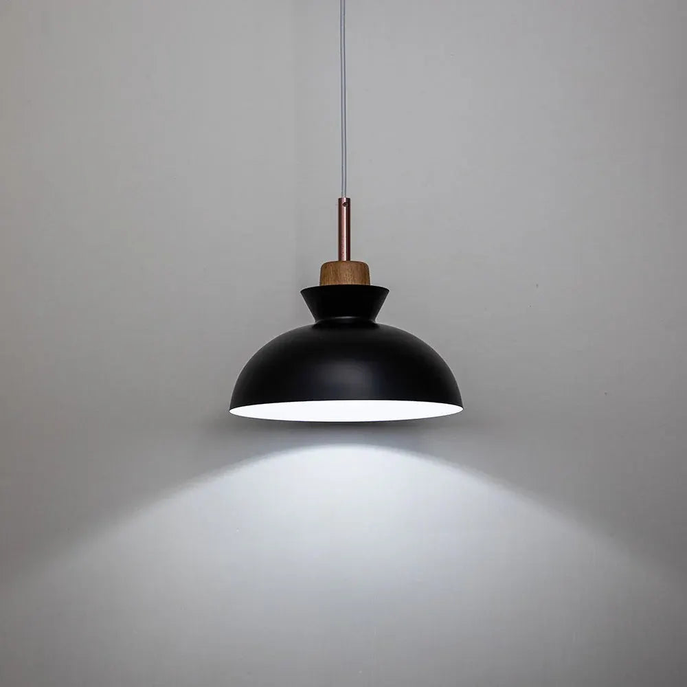 Modern Dome Pendant Light | Scandinavian Metal Hanging Ceiling Lamp