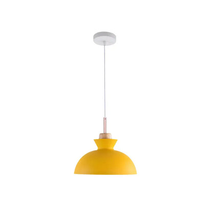 Modern Dome Pendant Light | Scandinavian Metal Hanging Ceiling Lamp