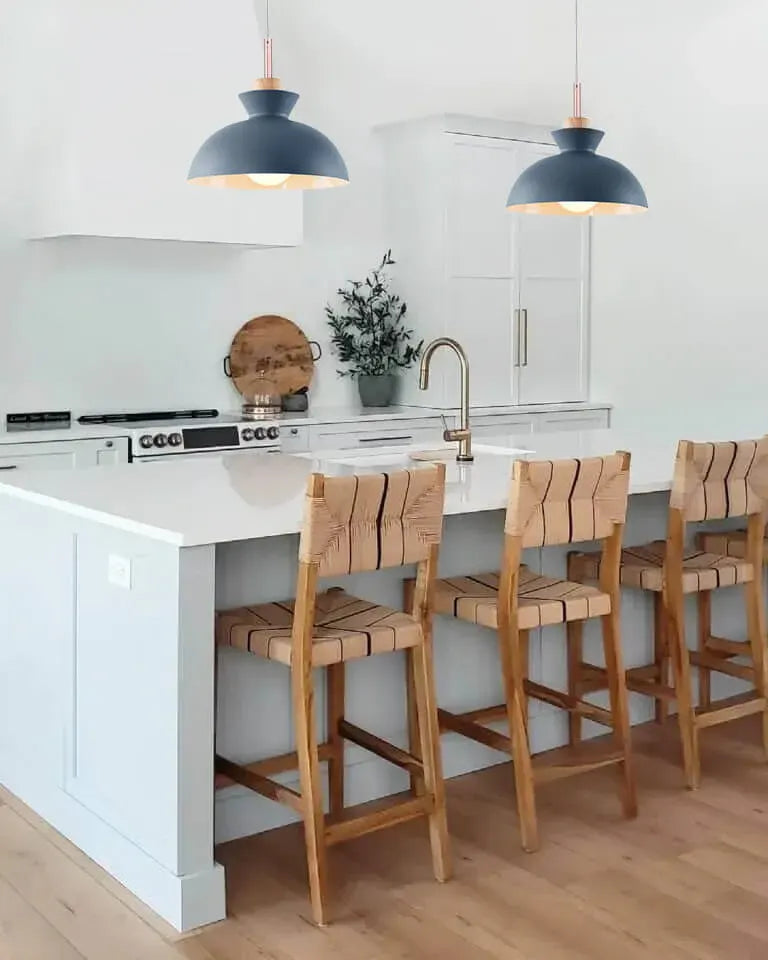 Modern Dome Pendant Light | Scandinavian Metal Hanging Ceiling Lamp