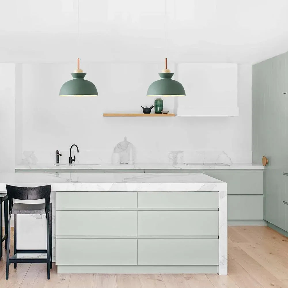 Modern Dome Pendant Light | Scandinavian Metal Hanging Ceiling Lamp