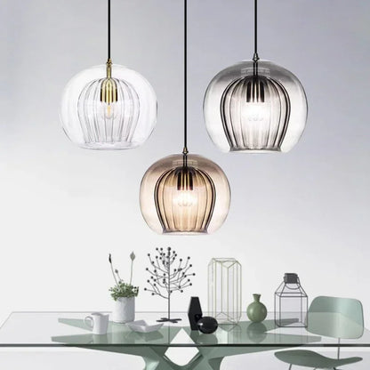 Modern Glass Pendant Ceiling Fixture | Elegant Ambient Lighting