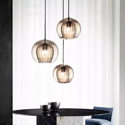 Modern Glass Pendant Ceiling Fixture | Elegant Ambient Lighting