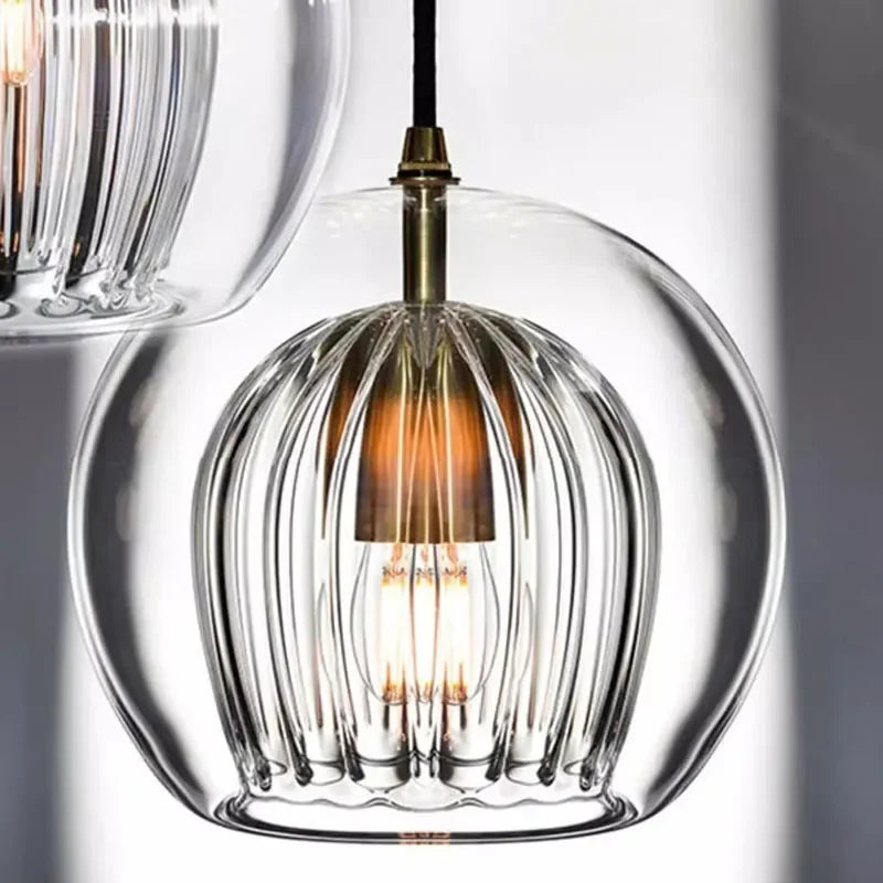Modern Glass Pendant Ceiling Fixture | Elegant Ambient Lighting