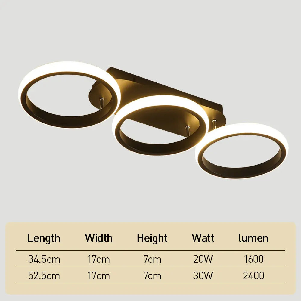 Modern LED Ceiling Light | Sleek Contemporary Fixture