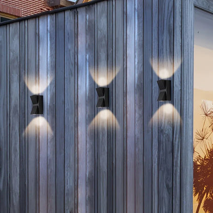 Modern LED Outdoor Wall Sconce | 3W/6W Waterproof Decorative Fixture