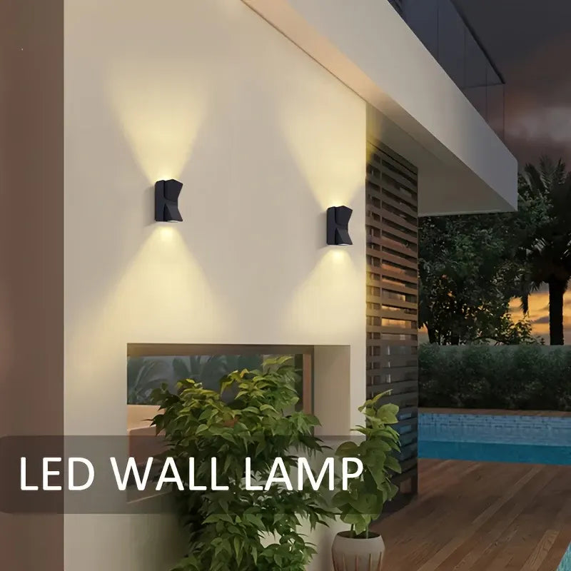 Modern LED Outdoor Wall Sconce | 3W/6W Waterproof Decorative Fixture