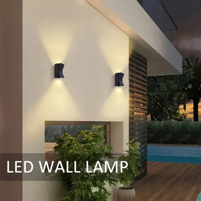 Modern LED Outdoor Wall Sconce | 3W/6W Waterproof Decorative Fixture