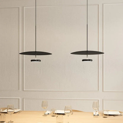 Modern LED Pendant Ceiling Fixture with Indirect Ambient Light Design