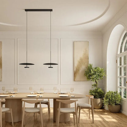Modern LED Pendant Ceiling Fixture with Indirect Ambient Light Design