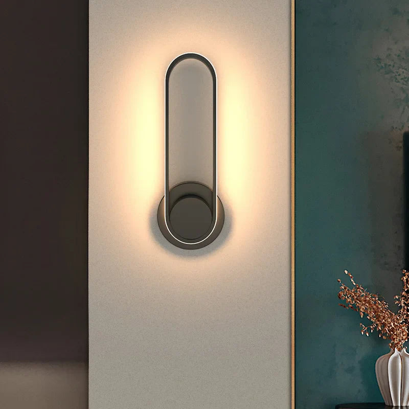 Modern LED Wall Sconce | 330° Rotating Aluminum Light Fixture