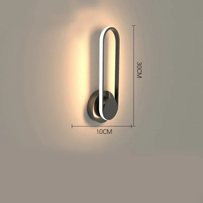 Modern LED Wall Sconce | 330° Rotating Aluminum Light Fixture