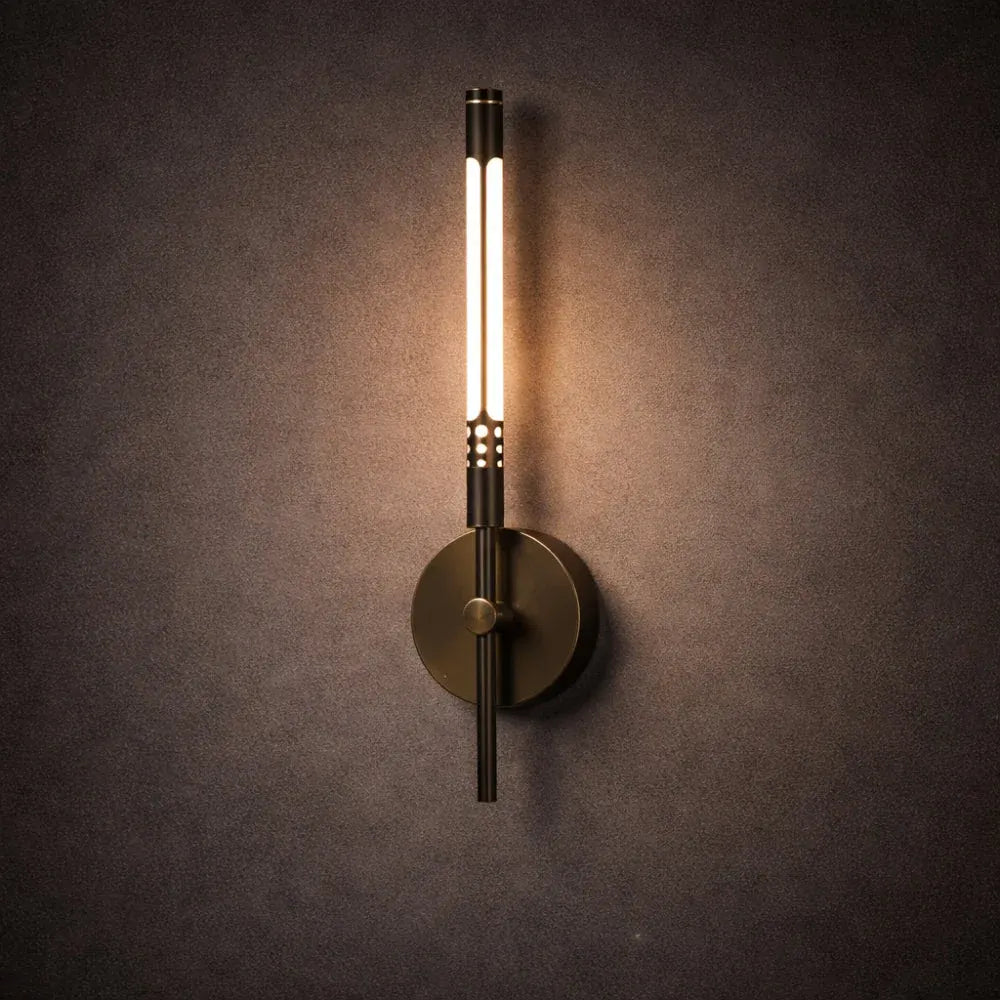 Modern LED Wall Sconce Metal Acrylic Indoor Light Fixture