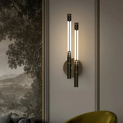 Modern LED Wall Sconce Metal Acrylic Indoor Light Fixture