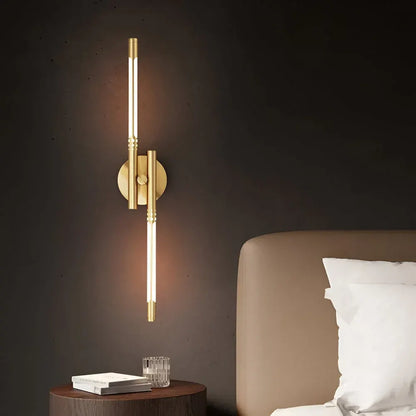 Modern LED Wall Sconce Metal Acrylic Indoor Light Fixture