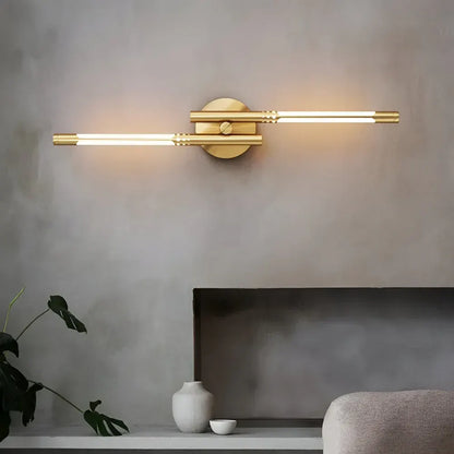 Modern LED Wall Sconce Metal Acrylic Indoor Light Fixture