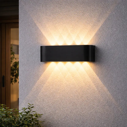 Modern LED Wall Sconce Minimalist Up-Down Glow Indoor Outdoor Fixture
