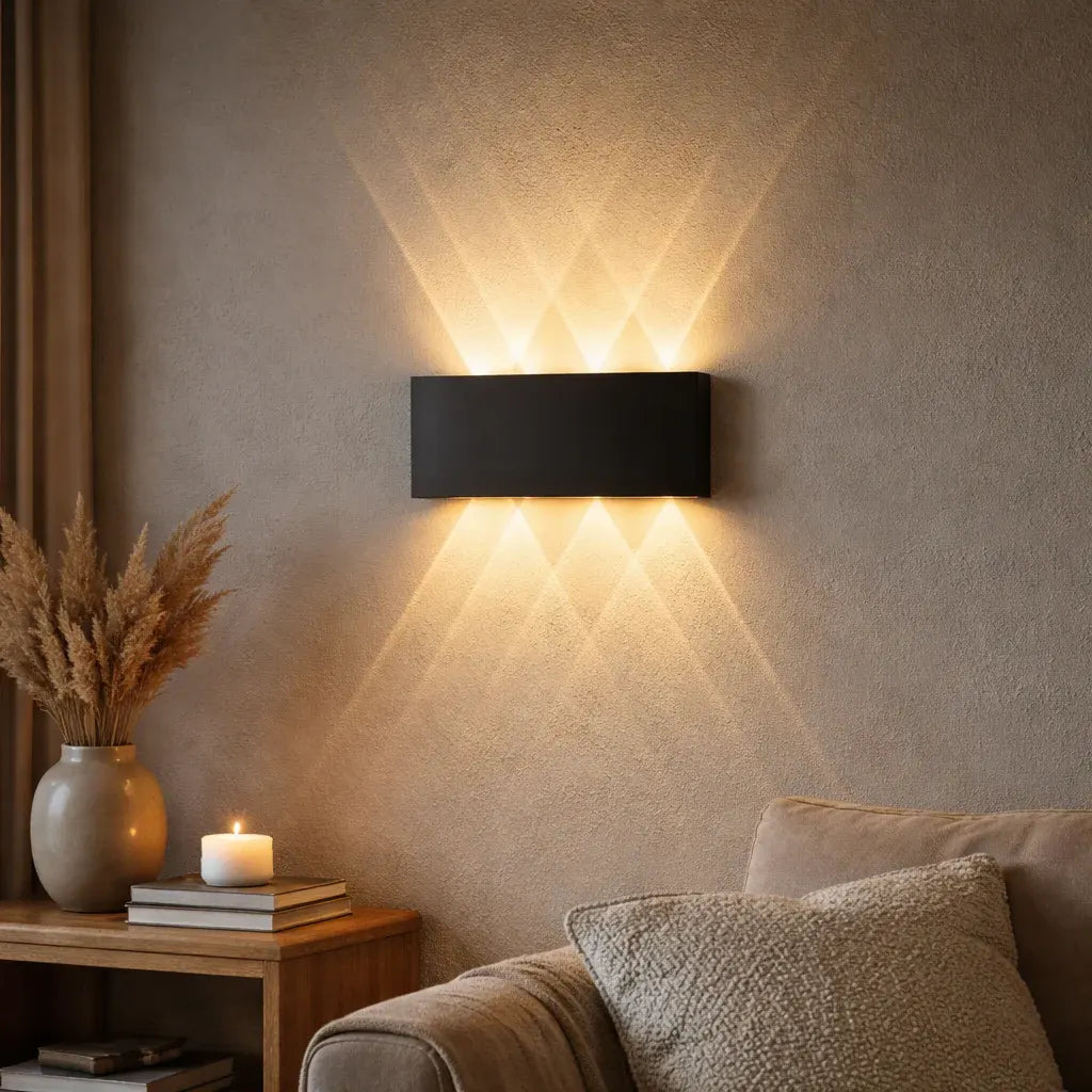 Modern LED Wall Sconce Minimalist Up-Down Glow Indoor Outdoor Fixture